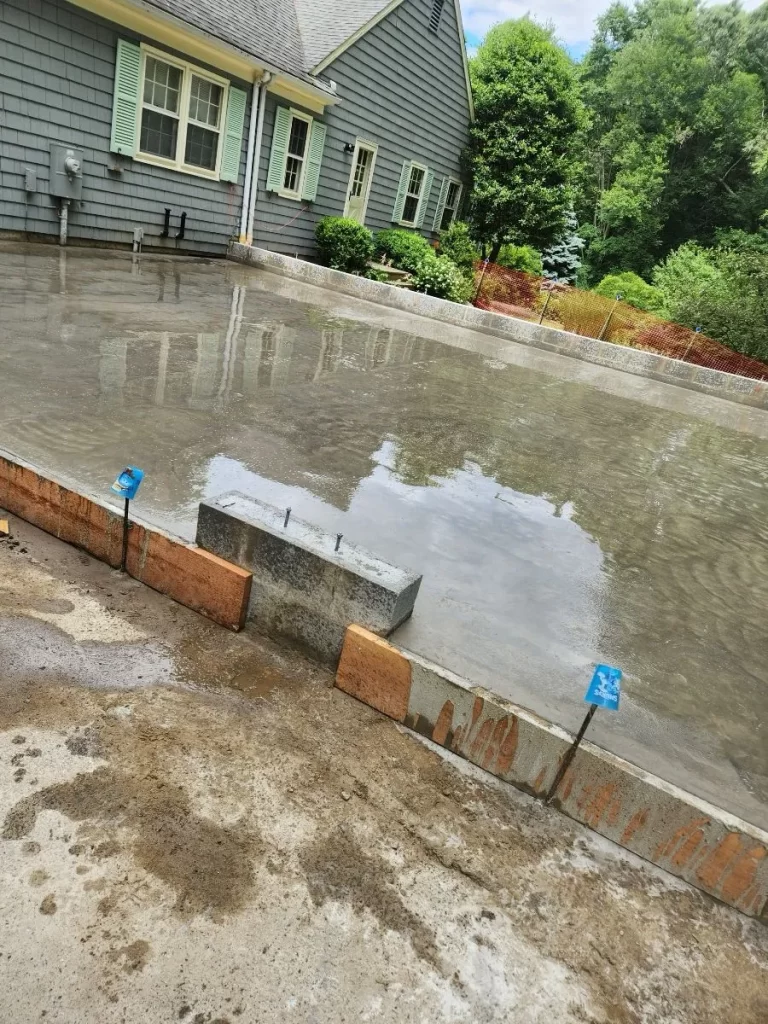 concrete pouring in New cannan CT