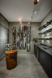 wine cellar concrete floor